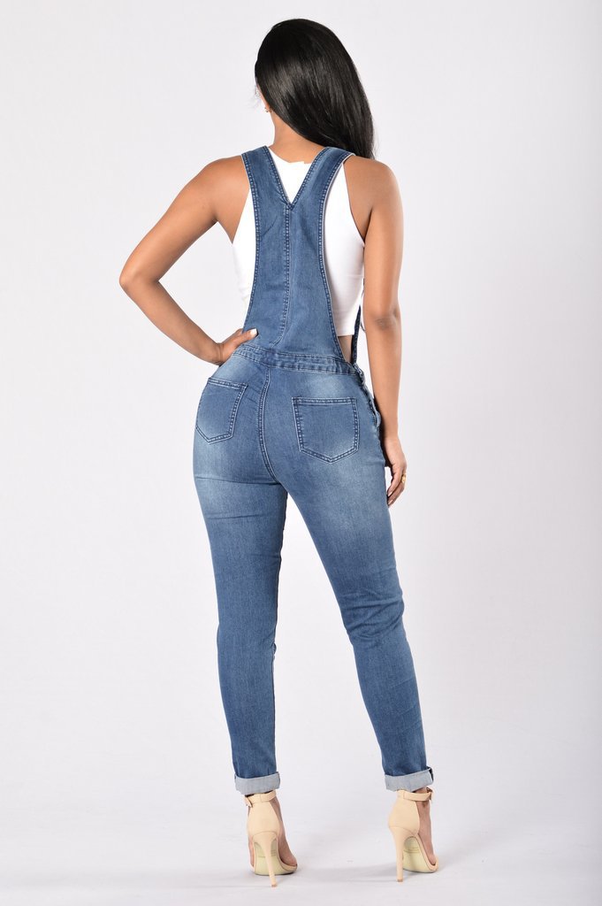 SZ60112 jean overalls for women